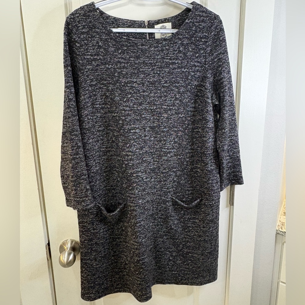 Lilys closet black/ Gray Women's Dress with Pockets large